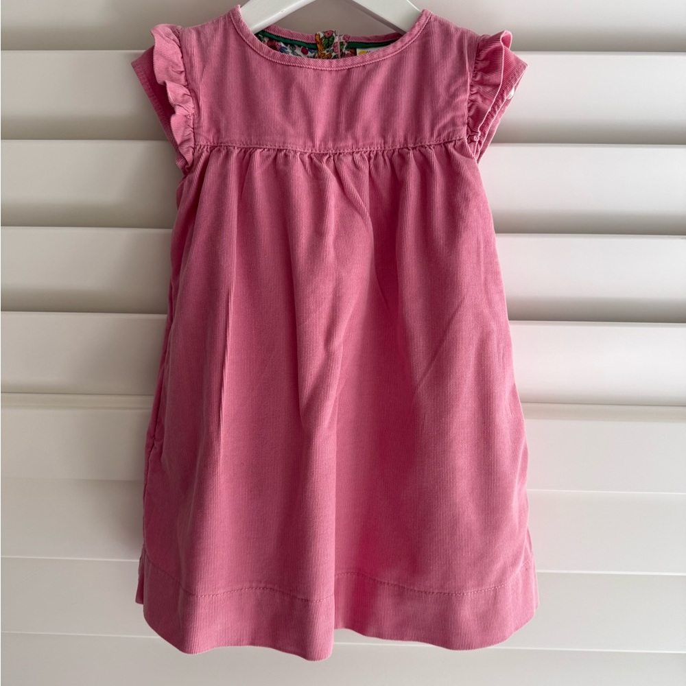 Pink Ruffled Kids Dress